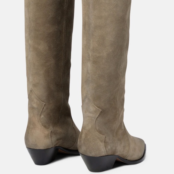 ISABEL MARANT Denvee suede knee-high boots - Picture 2 of 3
